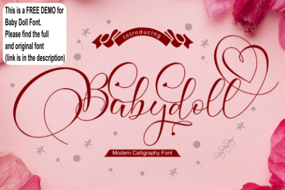 Babydoll Font: A Playful Handwritten Typeface