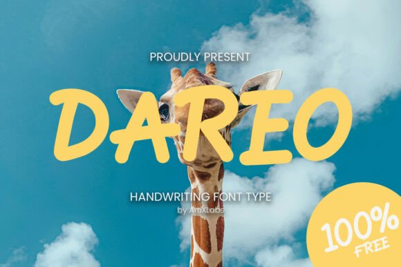 Dareo Otf – A Cheerful Handwriting Display Font