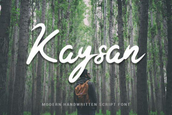 Kaysan — Elegant Handwritten Script Font