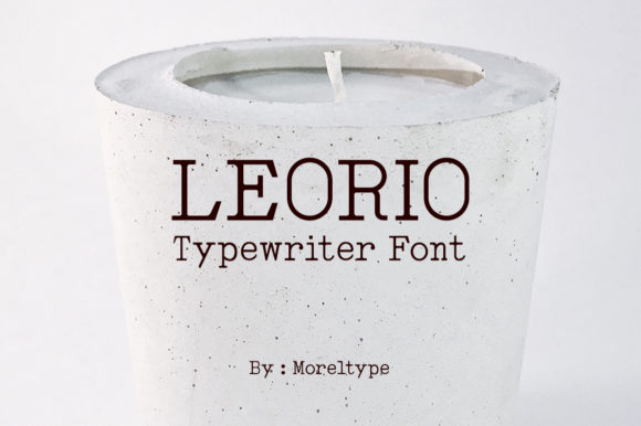 Leorio A Minimal Serif Font for Creative Projects