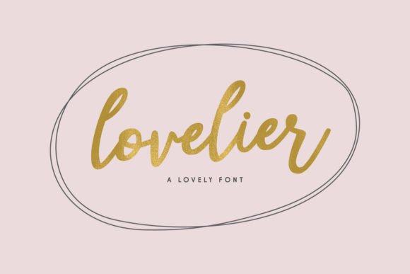 Lovelier Handwritten Font for Creative Designs