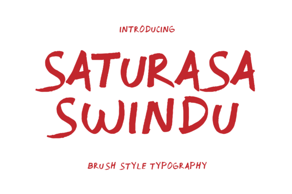 Saturasa Swindu Font for Stylish Creative Projects
