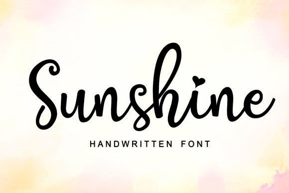 Sunshine Typeface – Bring Whimsy to Every Design